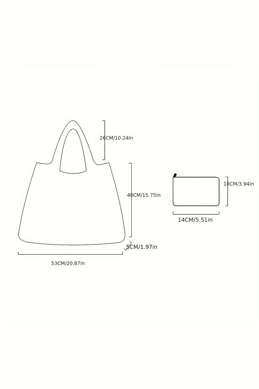 Black Goth Halloween Oxford Cloth Large Capacity Foldable Tote Bag