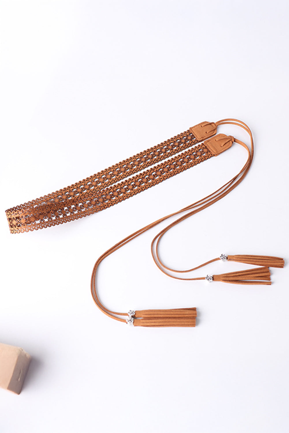Thai Curry Boho Tassel Crochet Self-tie Waist Belt