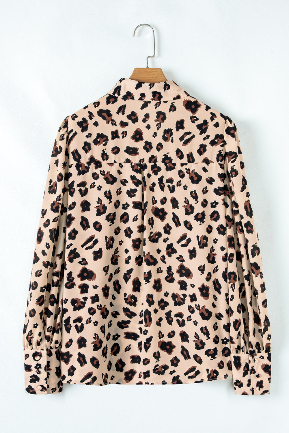 Leopard Print Plus Size Shirt