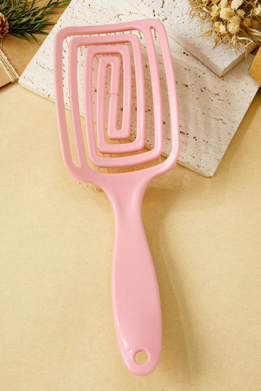 Gossamer Pink ABS Fluffy Hair Volume Comb