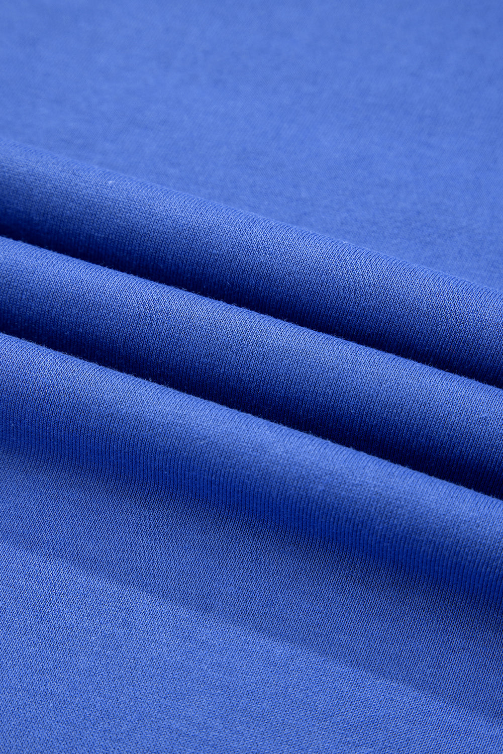 Sky Blue Varsity Contrast Banded Sleeve Shift Sweatshirt Dress