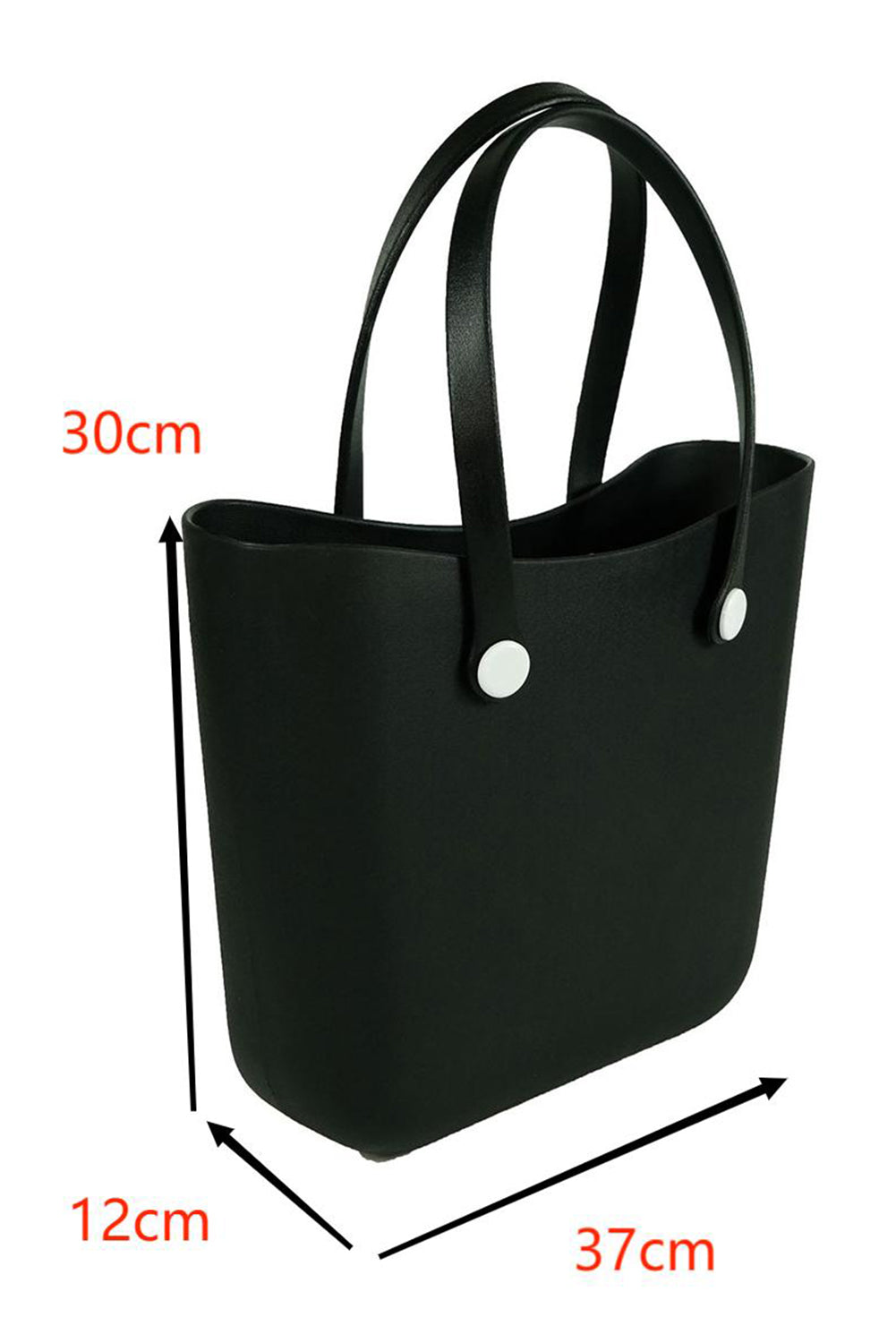 Black Waterproof Self-assembly Detachable Straps EVA Tote Bag