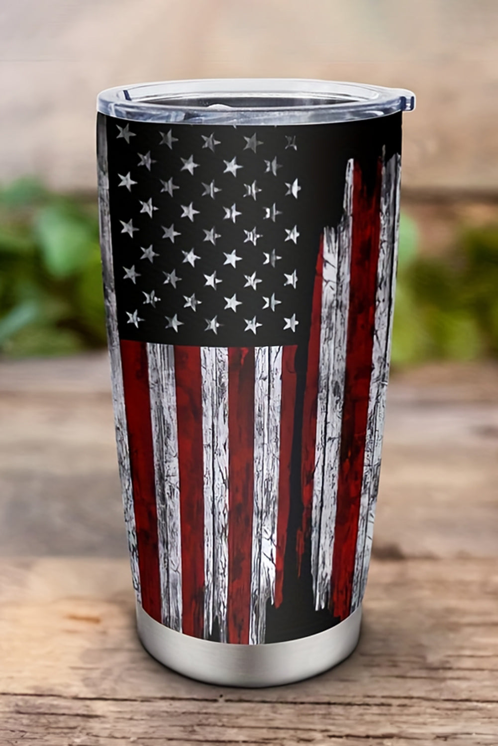 Dirty blue American Flag Stainless Steel Insulated Tumbler 20oz