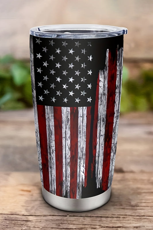 Dirty blue American Flag Stainless Steel Insulated Tumbler 20oz
