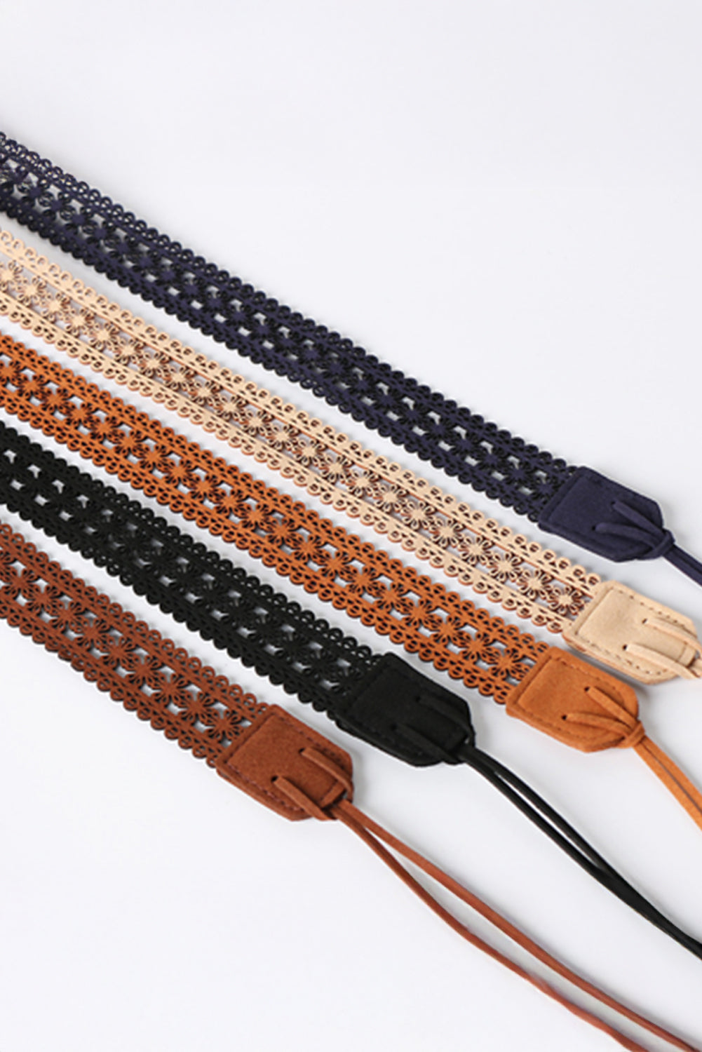 Thai Curry Boho Tassel Crochet Self-tie Waist Belt