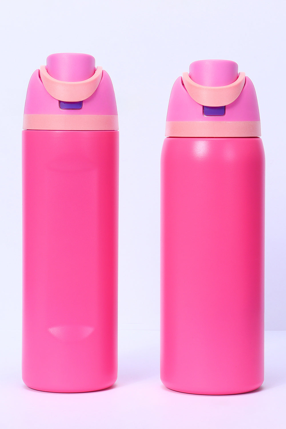 Strawberry Pink Insulated Stainless Steel Tumbler with Carry Loop 16oz
