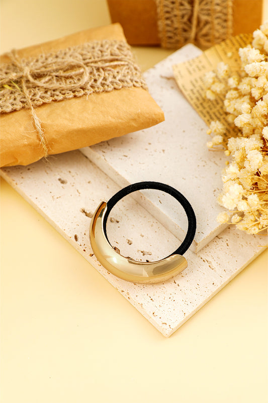 Gold Plated U-Shape Decor Vintage Hair Scrunchie