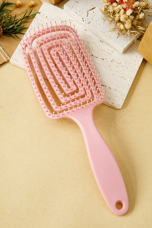 Gossamer Pink ABS Fluffy Hair Volume Comb