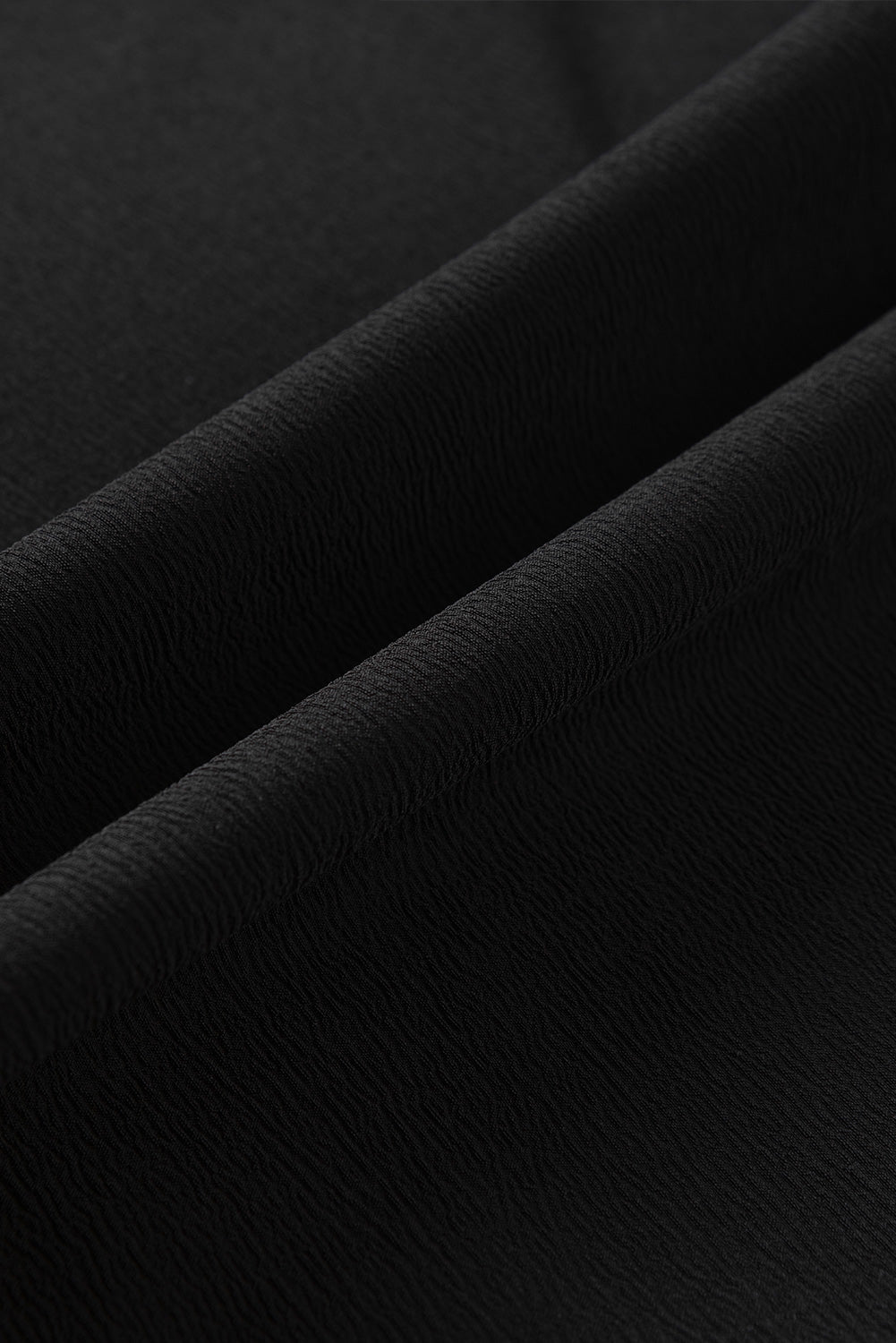 Black High Waisted Tie Front Side Pocket Wide Leg Flowy Casual Pants