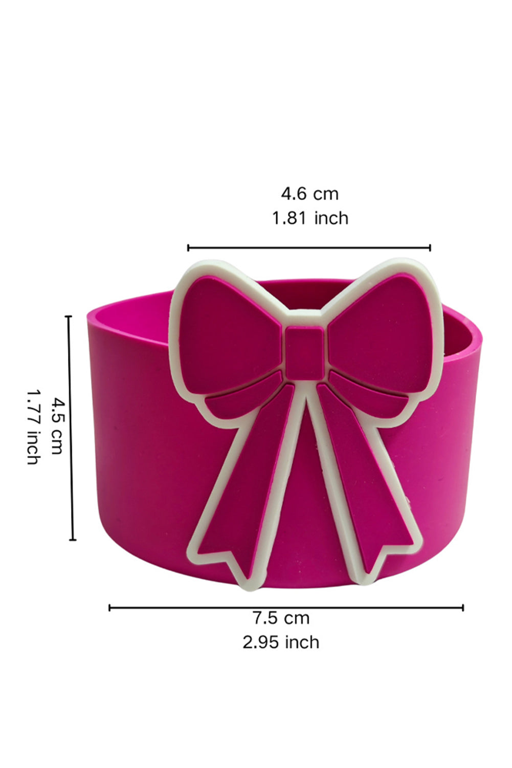 Bonbon 1pc Bow Knot Silicone Cup Sleeve