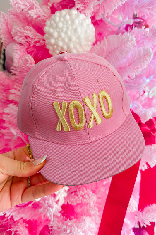 Bonbon XOXO Letter Embroidered Valentines Day Custom Baseball Cap