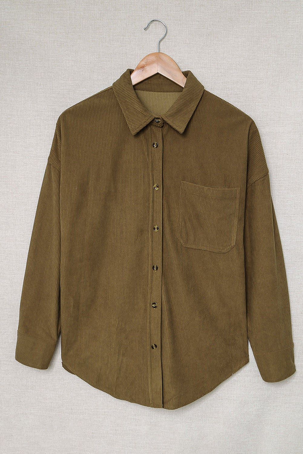 Corduroy Button Pocket Shirt