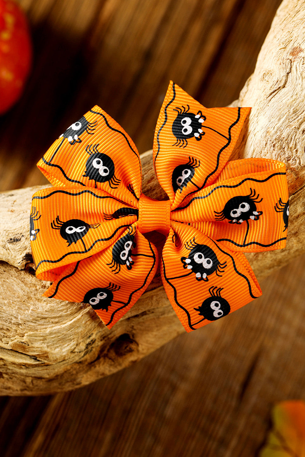Citrus Halloween Random Pattern Bow Halloween Hair Clip