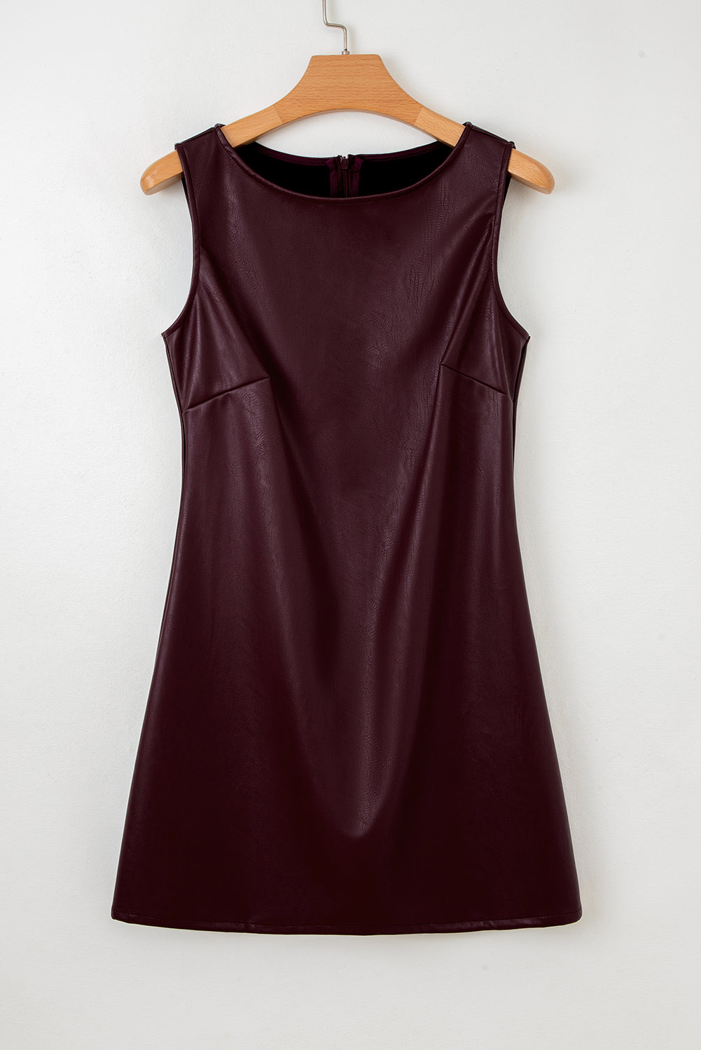Wild Ginger  Vegan Leather Sleeveless Mini Dress