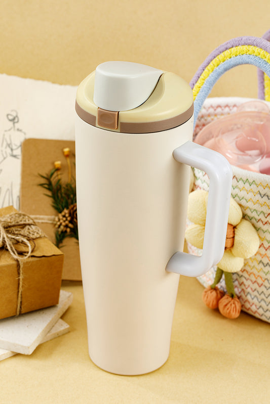 Yellow 40oz Easy Sip Stainless Steel Thermal Water Bottle