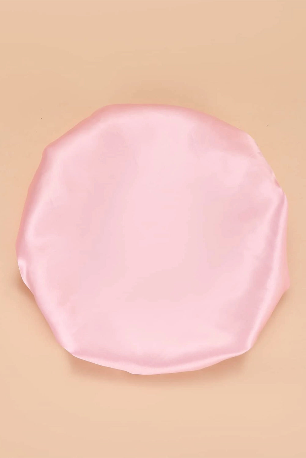 Pink Wide Elastic Band Large Sleep Hair Bonnet