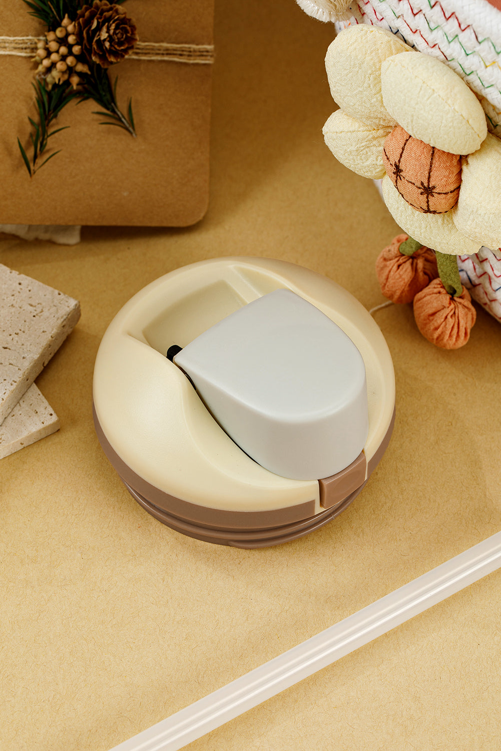 Yellow 40oz Easy Sip Stainless Steel Thermal Water Bottle