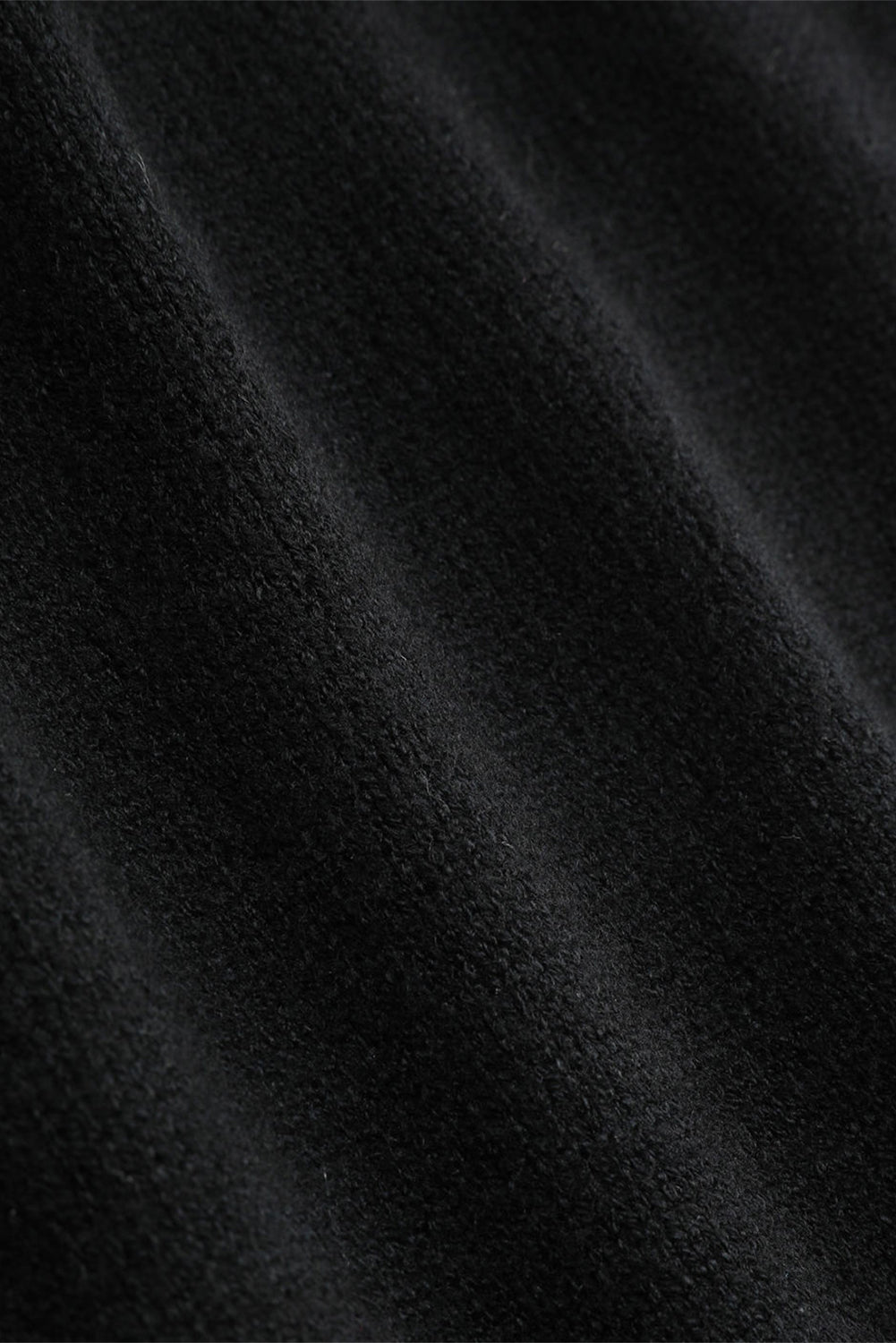 Black 3D Flower Decor Cropped Sweater Vest