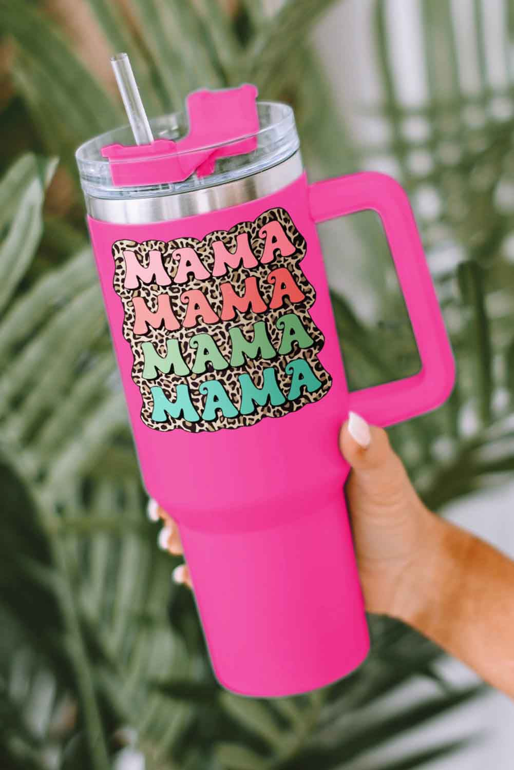 Rose MAMA Leopard 304 Stainless Steel Double Insulated Cup 40oz