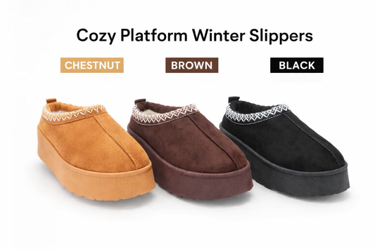 Cozy Platform Winter Slippers