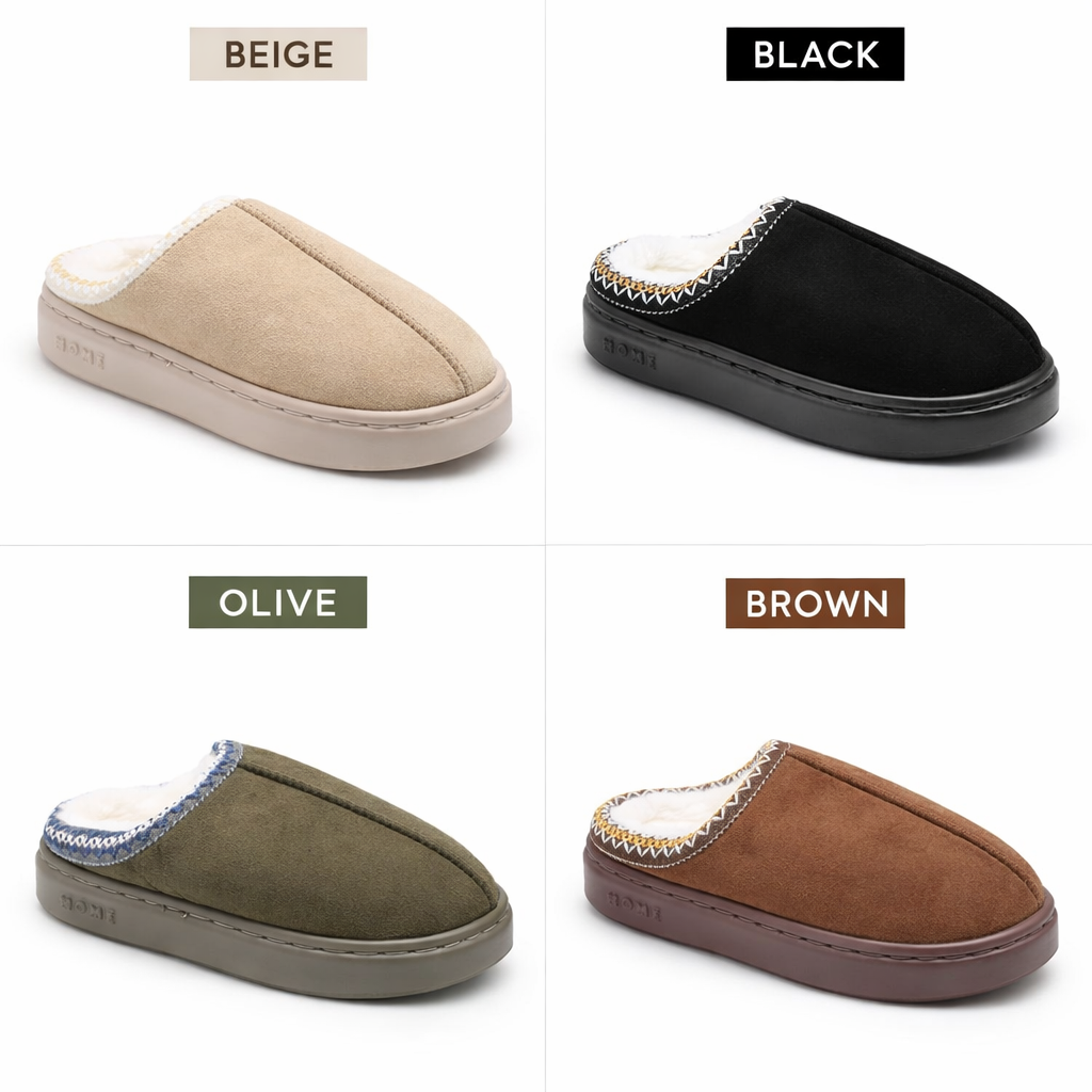 Cozy Winter Mule Slippers