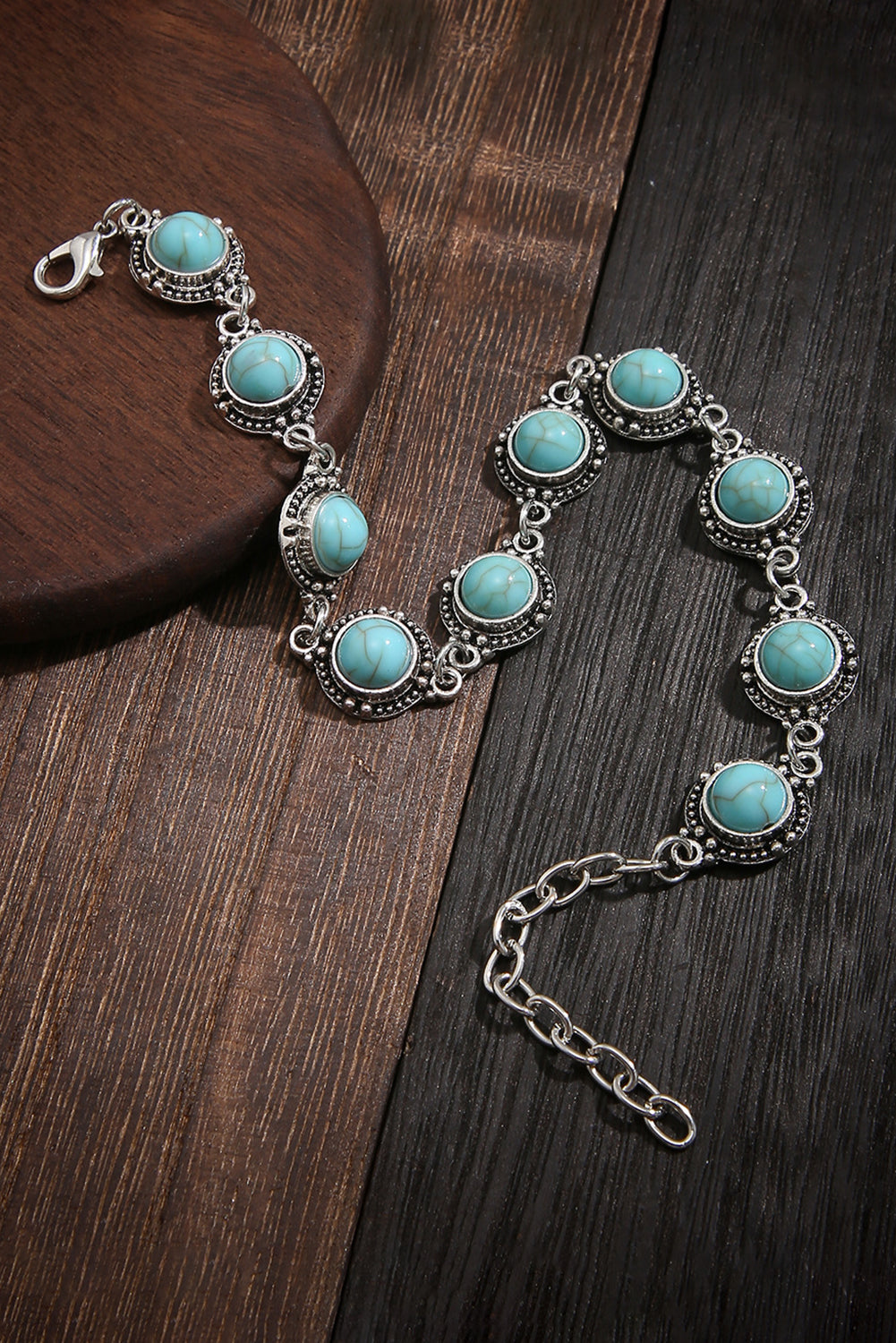 Mint Green Bohemia Natural Turquoise Anklet