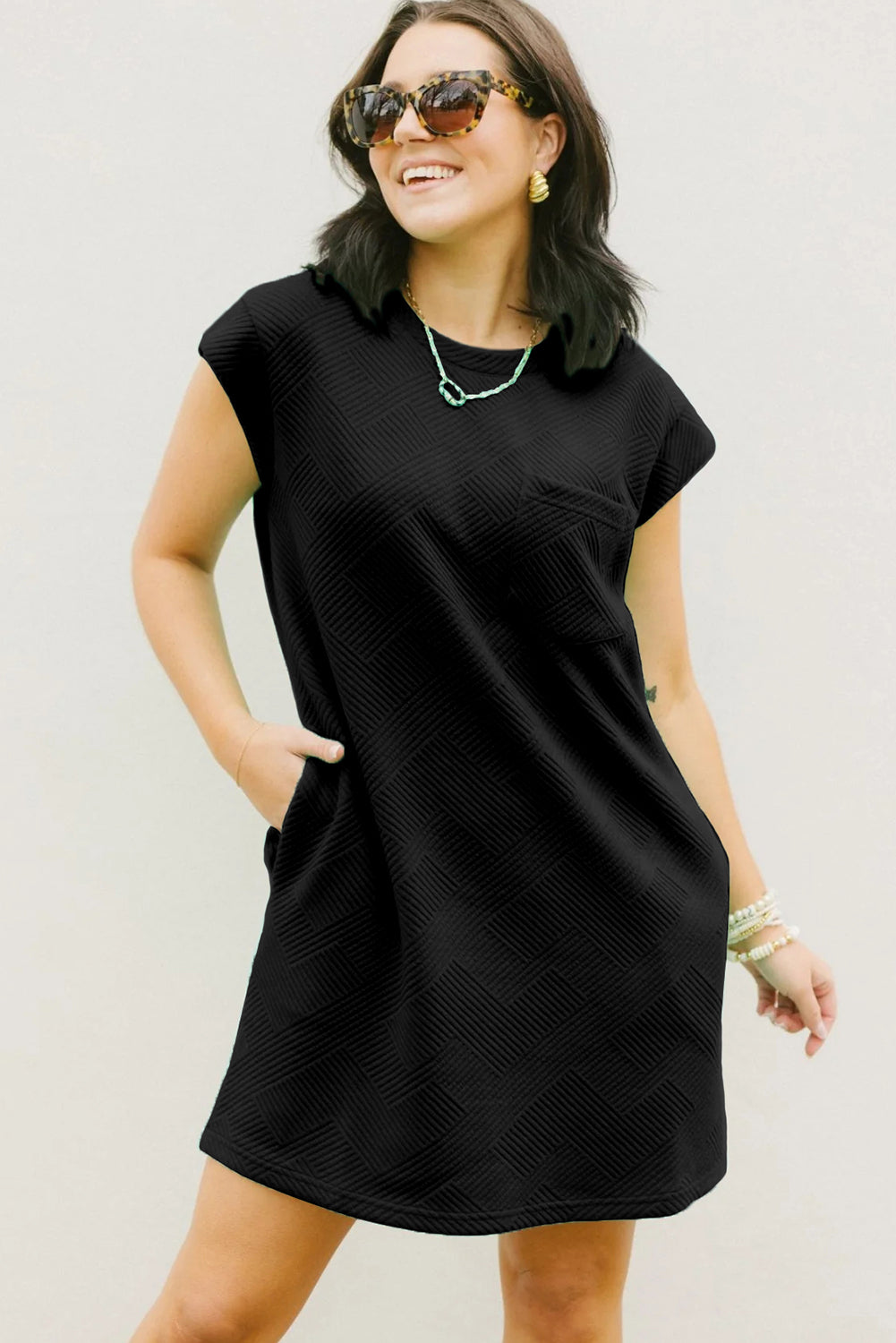 Cap sleeve shirt dress online