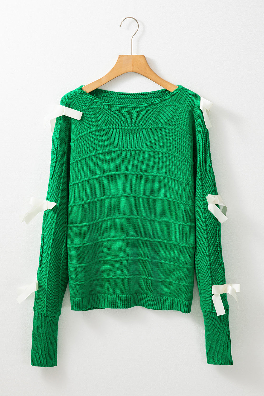 Knotted cut out sweater hotsell