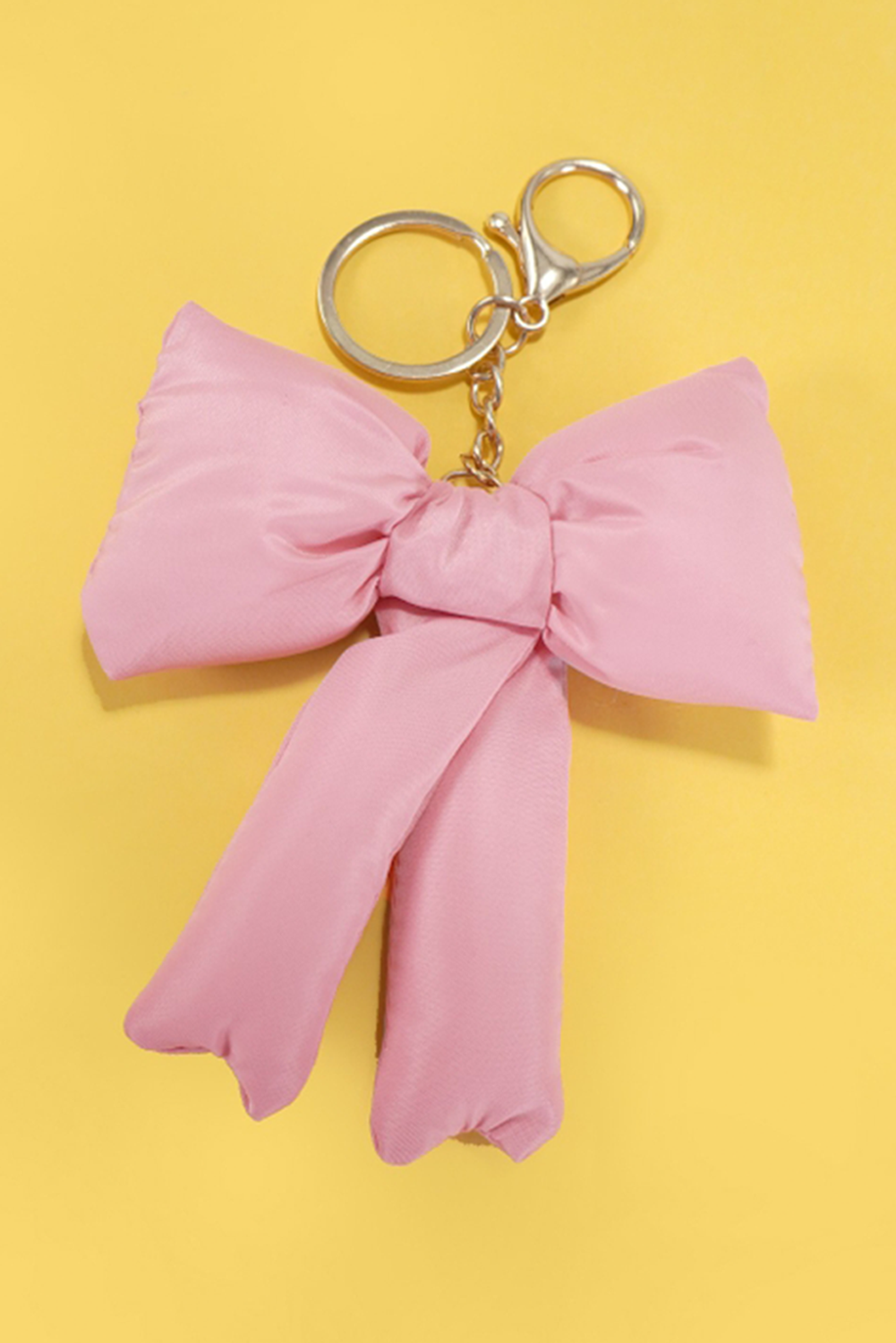 Pink Cute 3D Bow Knot Keychain