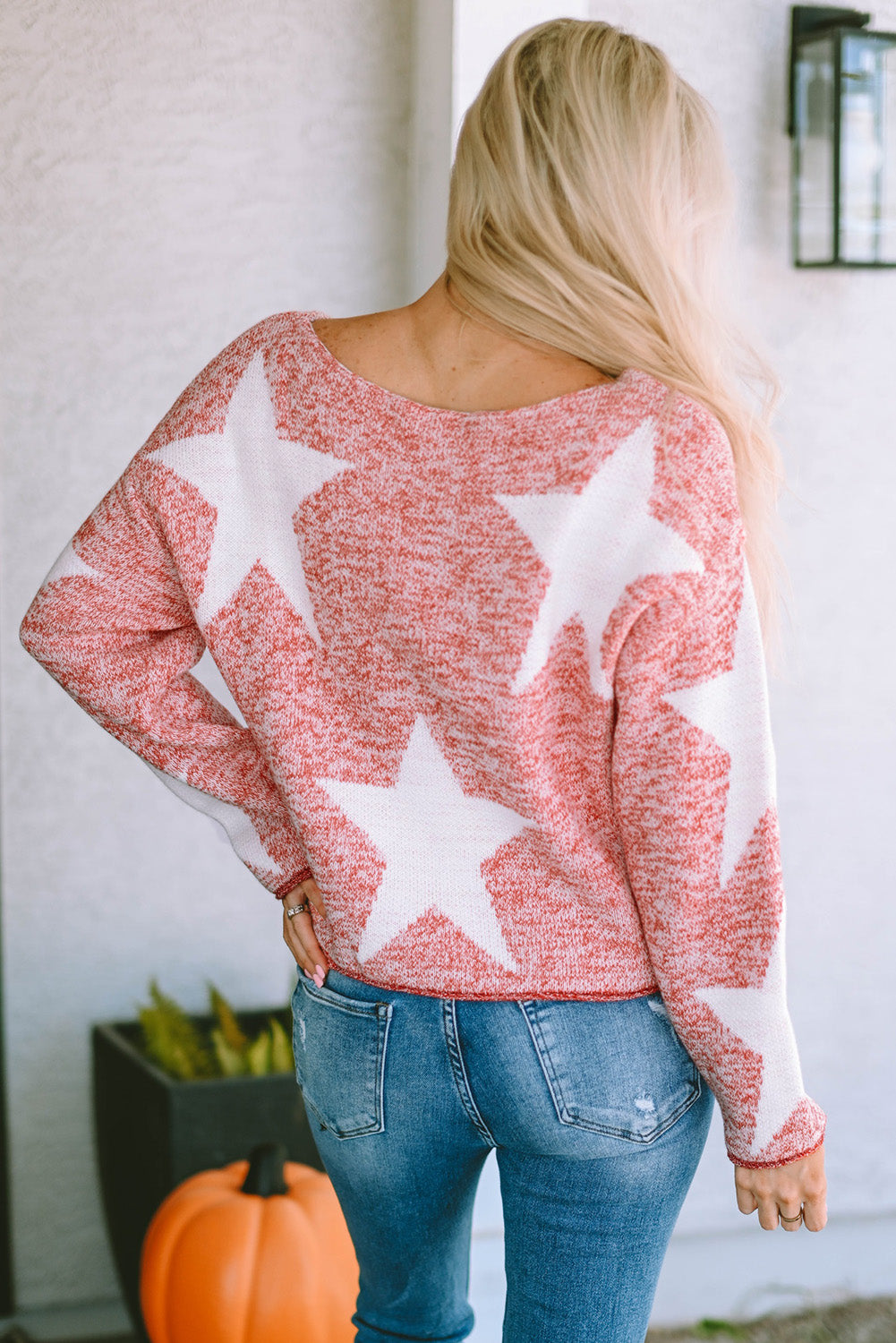 Big Star Spangled Casual Knit Sweater