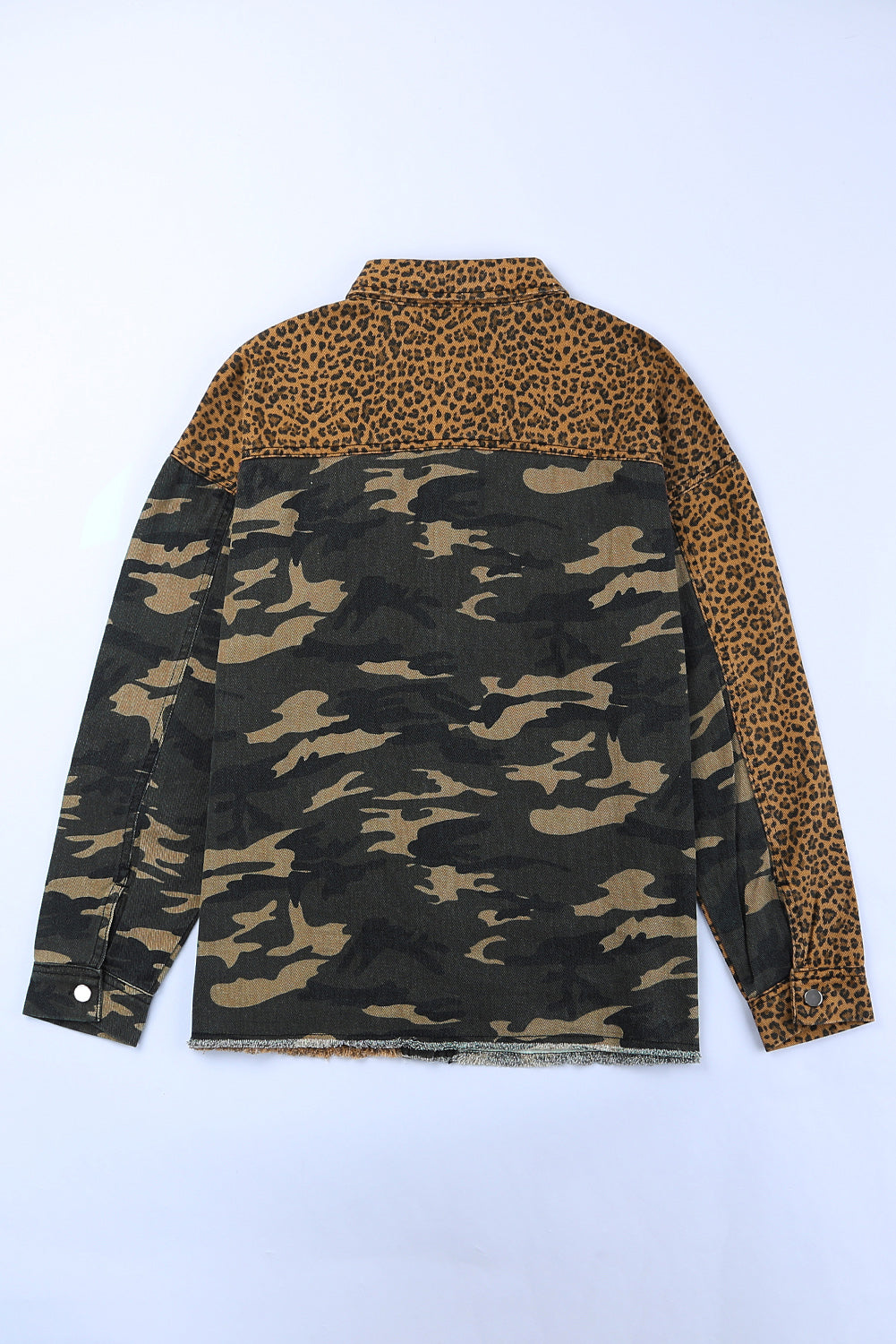 Leopard Camouflage Patchwork Jacket