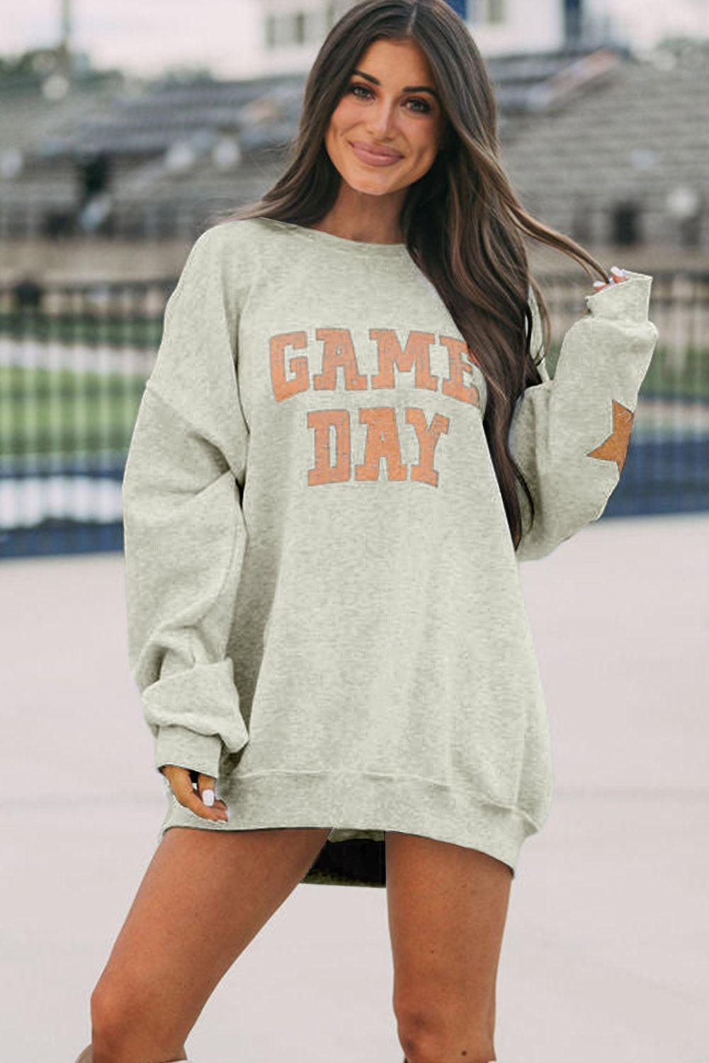 Grapefruit Orange Game Day Graphic Sweatshirt